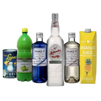 Blue Hawaiian Drinkspakke ❤ Kæmpe udvalg i BARLIFE ❤ Billig fragt og hurtig levering 2 - 5 hverdage - Varenummer: BAR-635227 / Ean: på lager - Udsalg på Drikkevarer Drinkspakker Spar op til 54% - Over 434 design brands på udsalg
