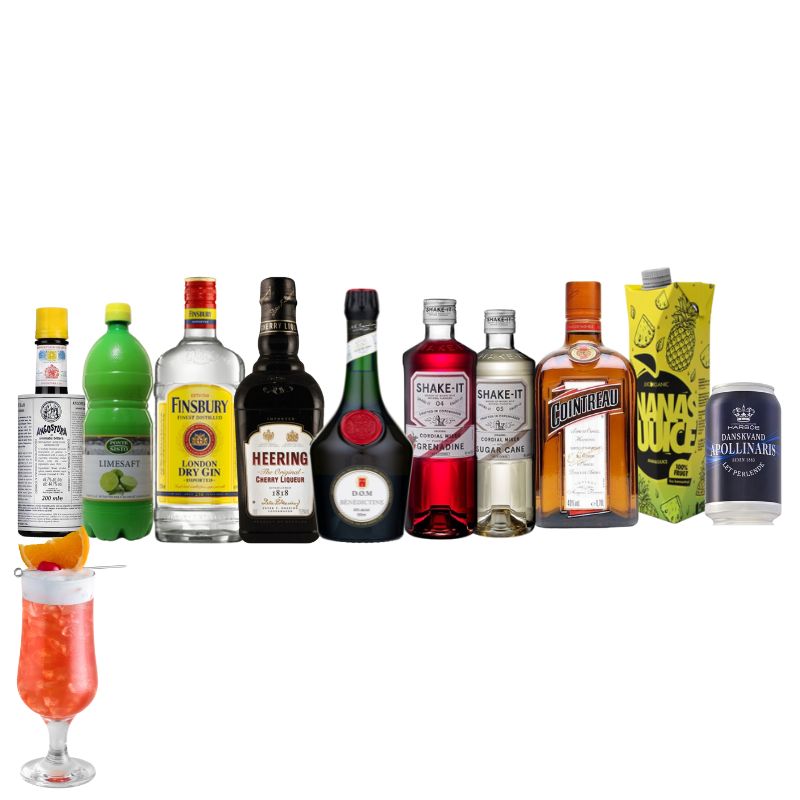 Produktbillede af Singapore Sling Drinkspakke på tilbud i premium kvalitet