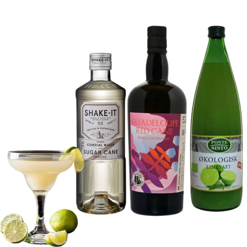 Produktbillede af Premium Daiquiri Guadeloupe Drinkspakke på tilbud i brug