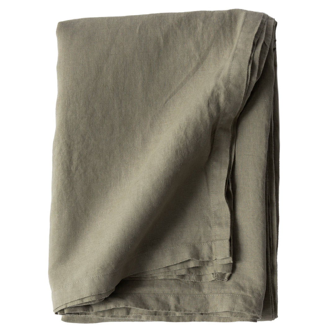 Tell me more Tell me more Dug i hør 145 x 270 cm, olive – billede i brug (Dug)