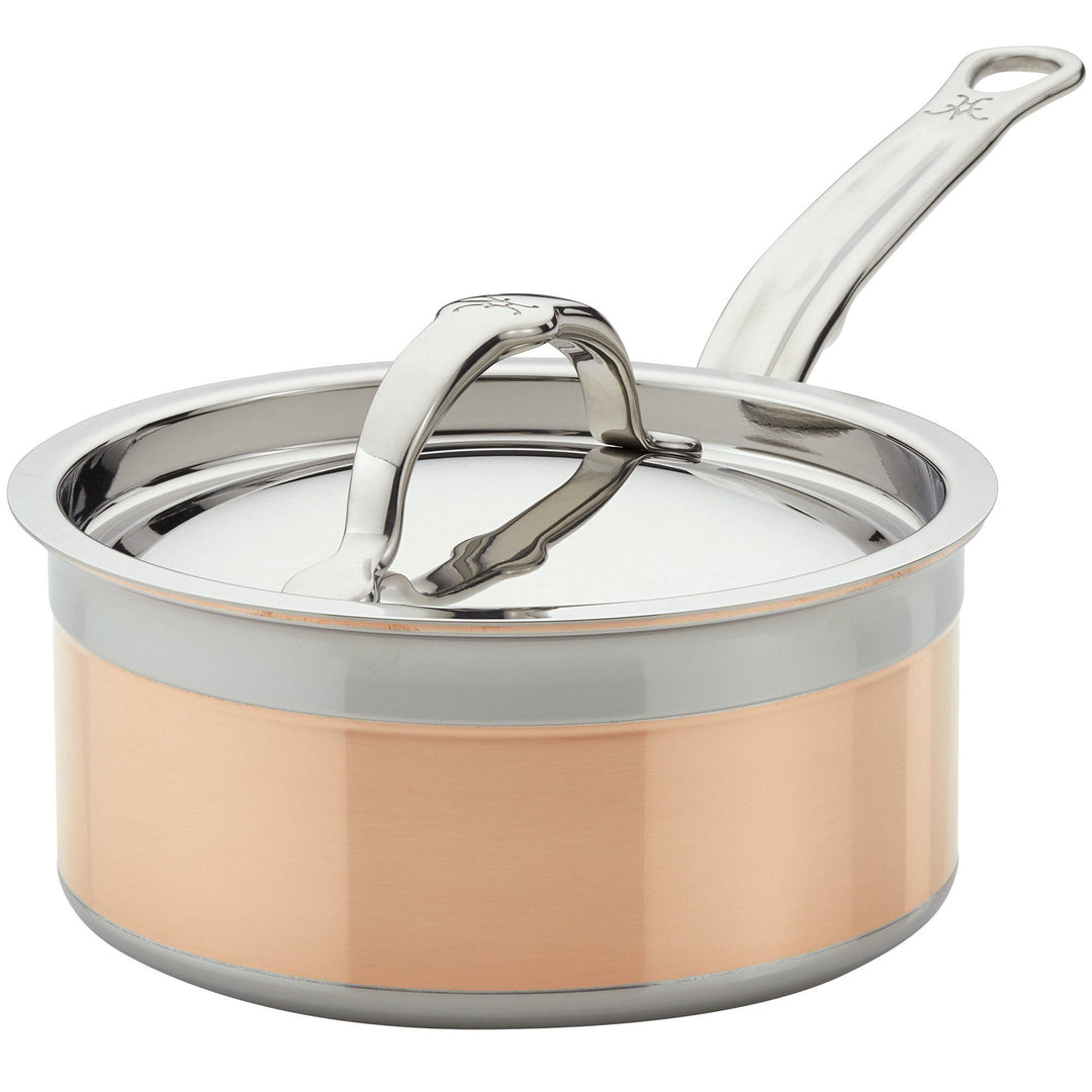 Hestan Hestan CopperBond kasserolle 16 cm. – close-up (Kasserolle)