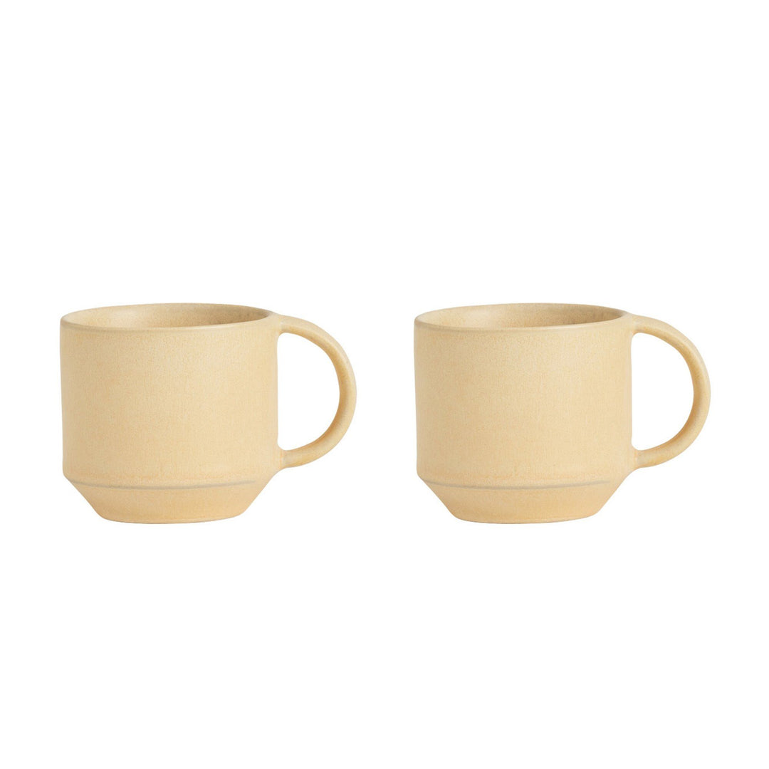 Oyoy living design Oyoy living design Yuka espressokop, butter, pakke med 2 ❤ vinkelbillede (Espressokopper)