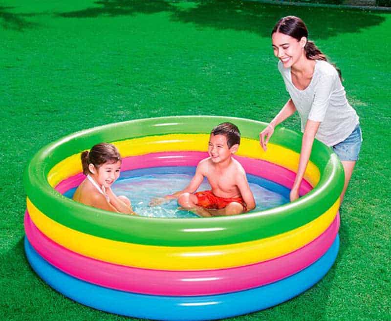 Produktbillede af Køb Badebassin Regnbue 4-ringe fra Bestway på tilbud