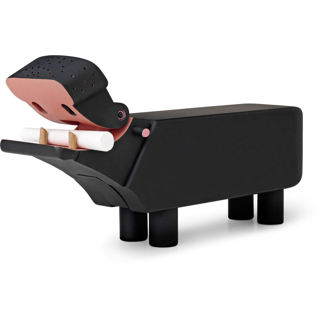 Kay bojesen Kay bojesen Flodhest, sortmalet – frontbillede (Træfigur)