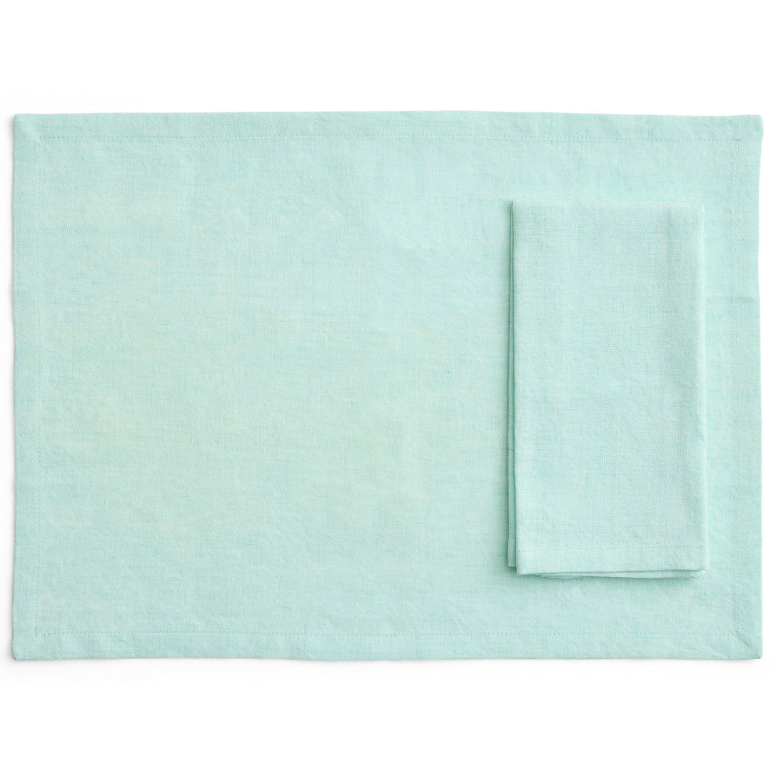 Hay Hay Tavolo serviet/dækkeserviet 4-pak, soft mint – vinkelbillede (Bordskåner)