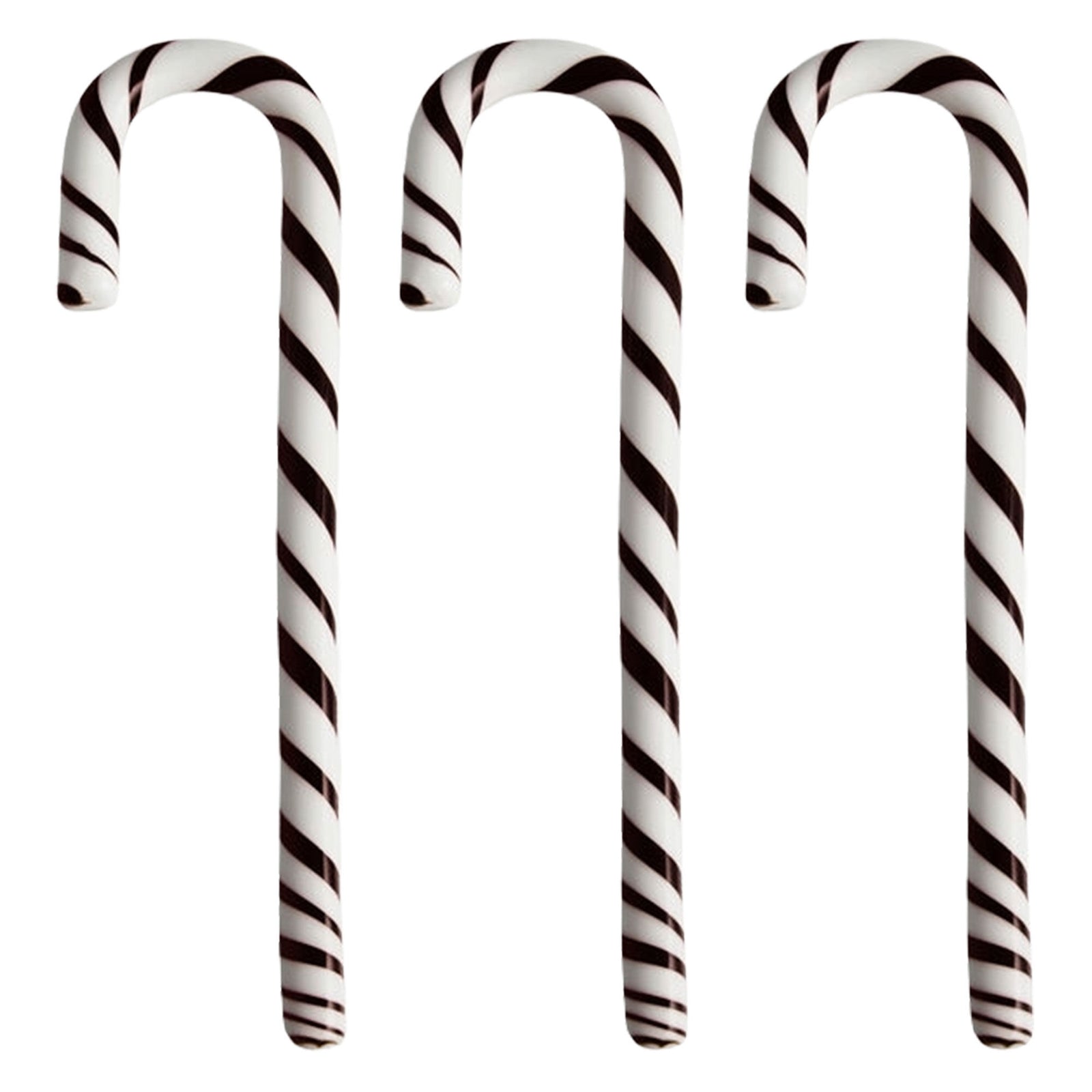 Kosta boda Kosta Boda Polka glasdekoration 170 cm 3-pak, hvid/sort ❤ billede i brug (Juledekoration)