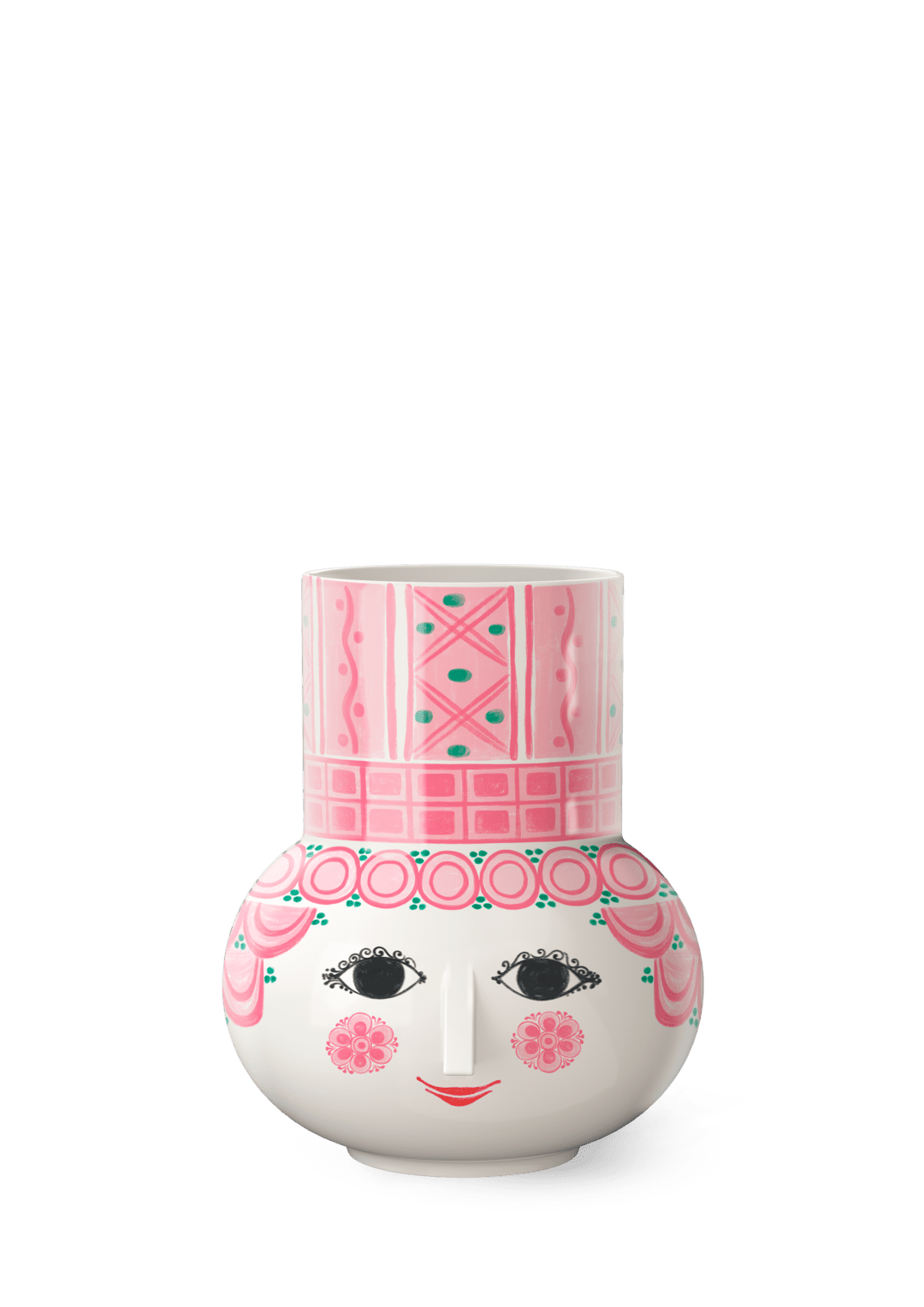 Produktbillede af Bjørn Wiinblad Wiinblad Olga Vase H15 cm pink i premium kvalitet