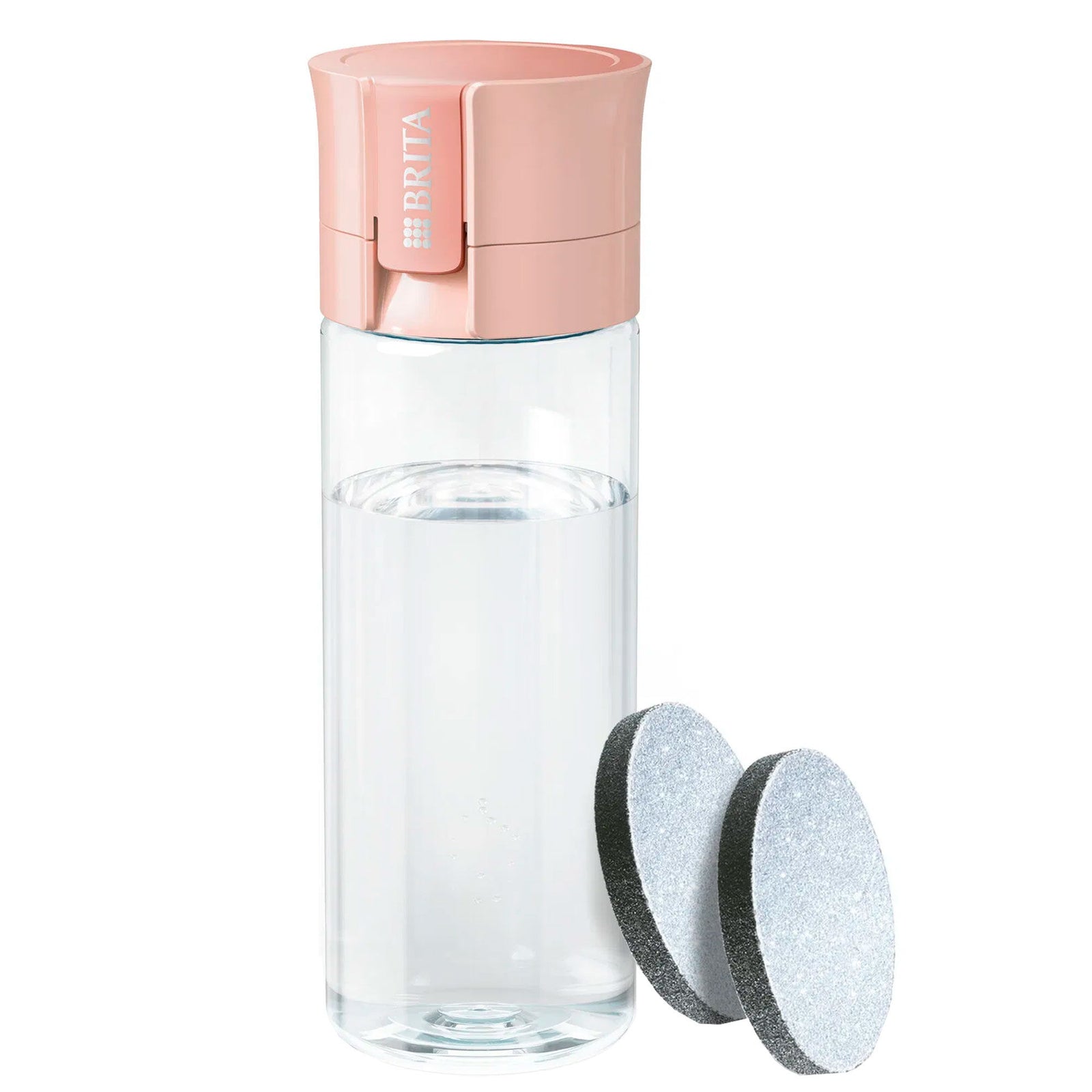 Brita Brita Vital vandflaske 0,6 liter, abrikos – frontbillede (Vandflaske)