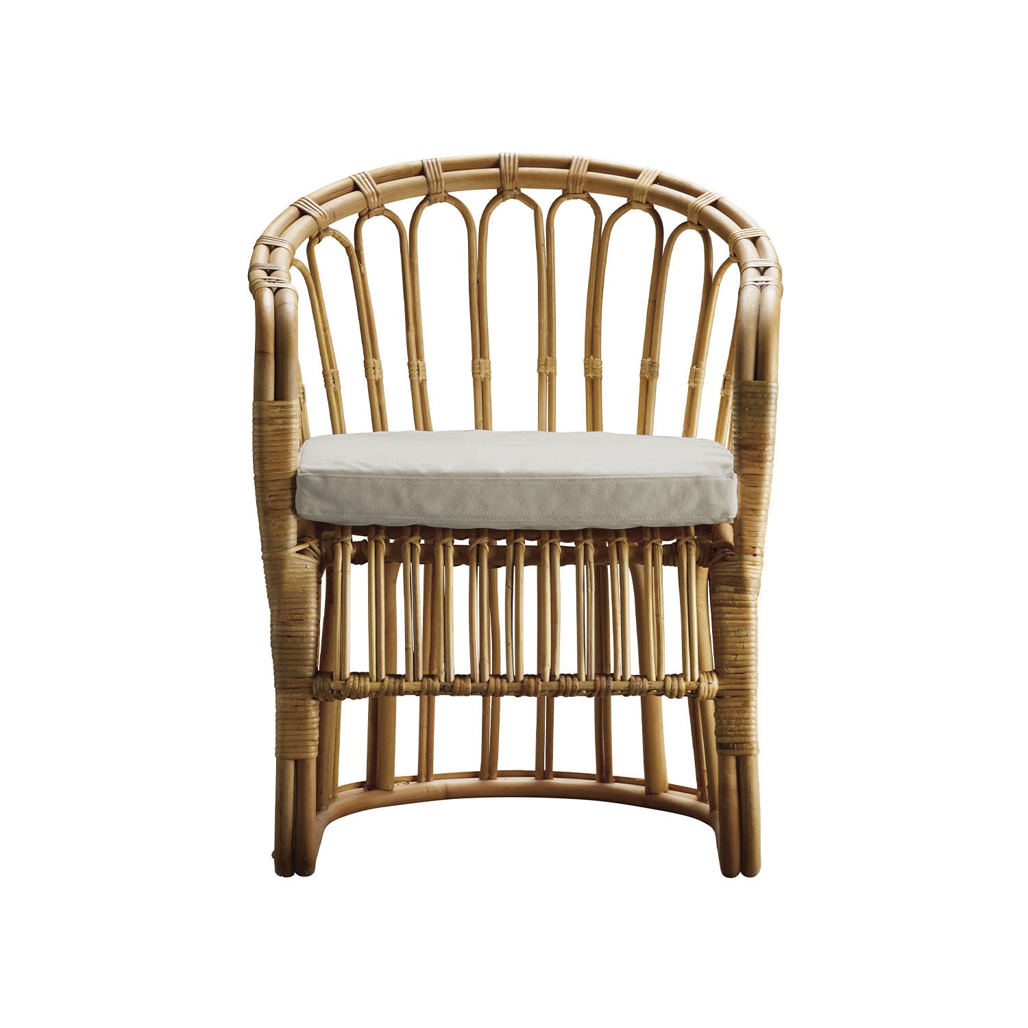 Produktbillede af TINE K HOME STOL RATTAN INKL HYNDE SAND 85 i premium kvalitet