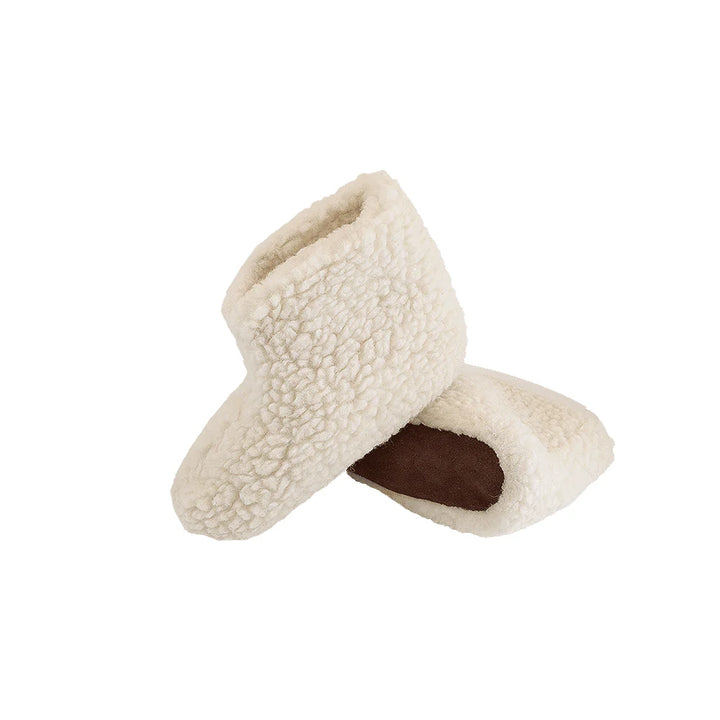 Fluffy Uldstøvle (100% ren uld) Model Hvid Dansk Design fra SHUS 38