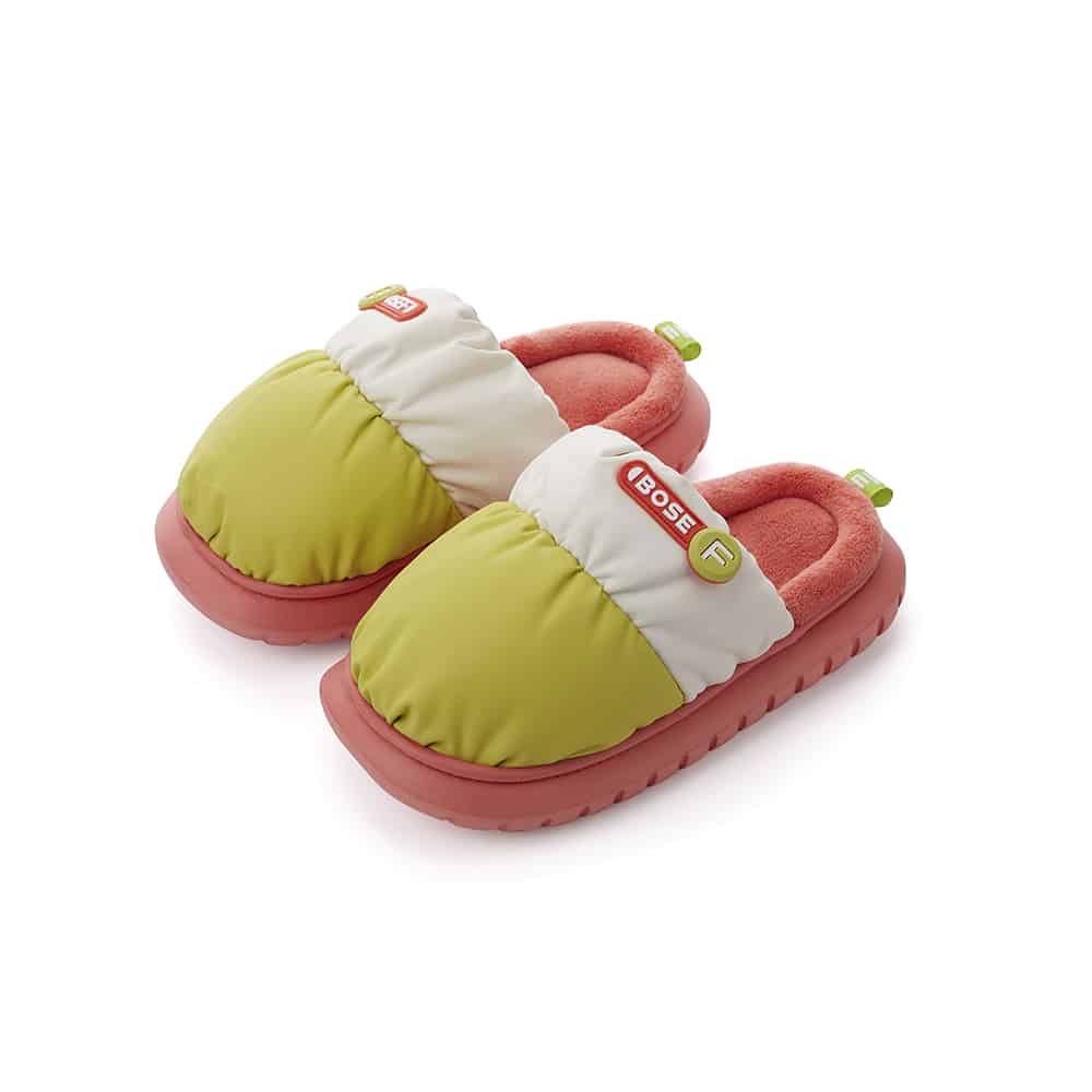 Hjemmesko model Bose F pink lilla eller grønne bløde og varme Grøn 36/37