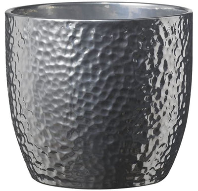 Soendgen Keramik - Boston urtepotteskjuler Ø13-Ø35 cm - Metallic - Ø19 H18 cm ❤ Stort online udvalg i Soendgen Keramik ❤ Billig fragt og hurtig levering 2 - 5 hverdage ❤ Varenummer: BGH-39496972828823 / Ean: '4006063252178 på lager - Udsalg på bolig Spar op til 58% - Over 350 kendte brands på udsalg