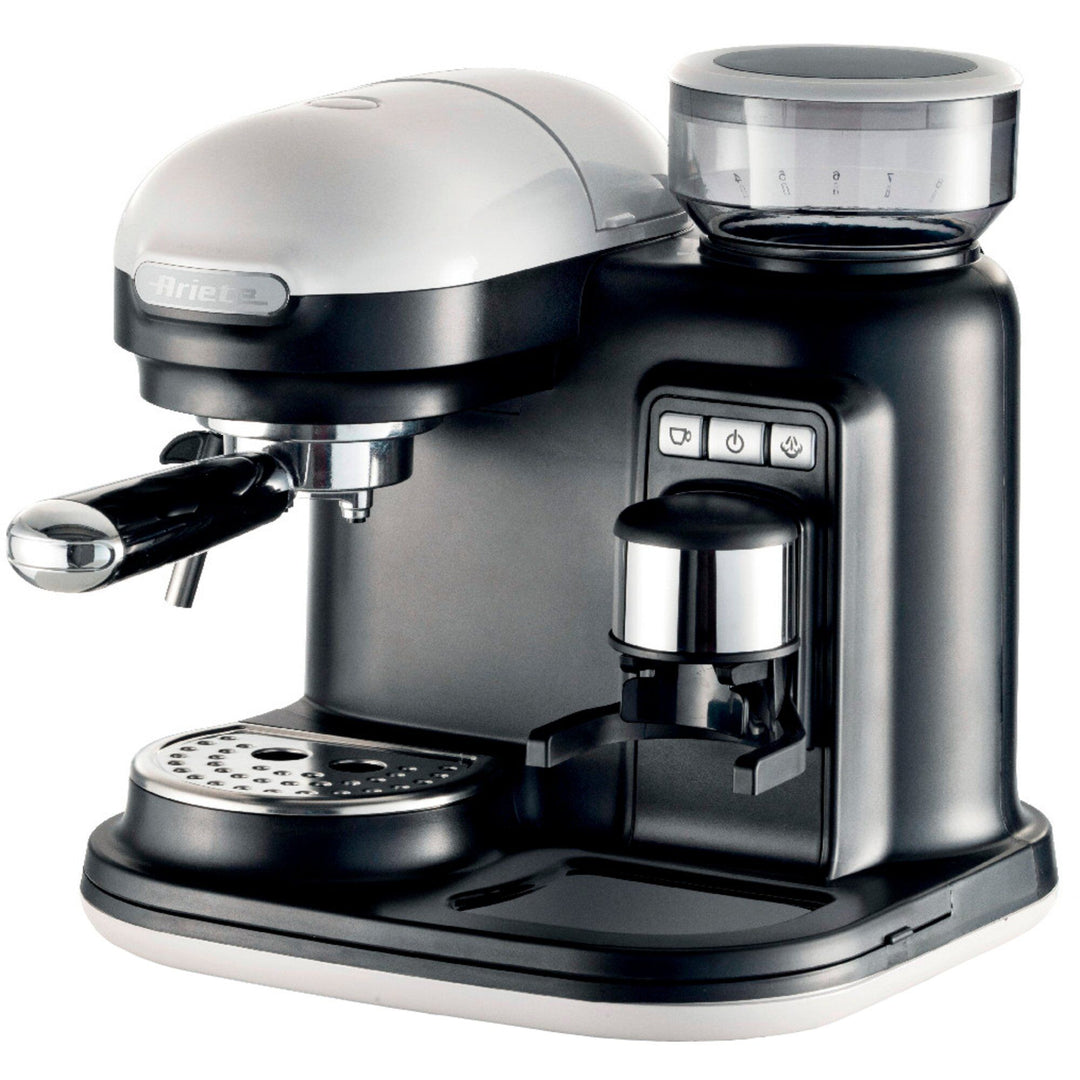 Ariete Ariete Moderna Espressomaskine med kaffekværn, hvid ❤ detaljebillede (Espressomaskiner)