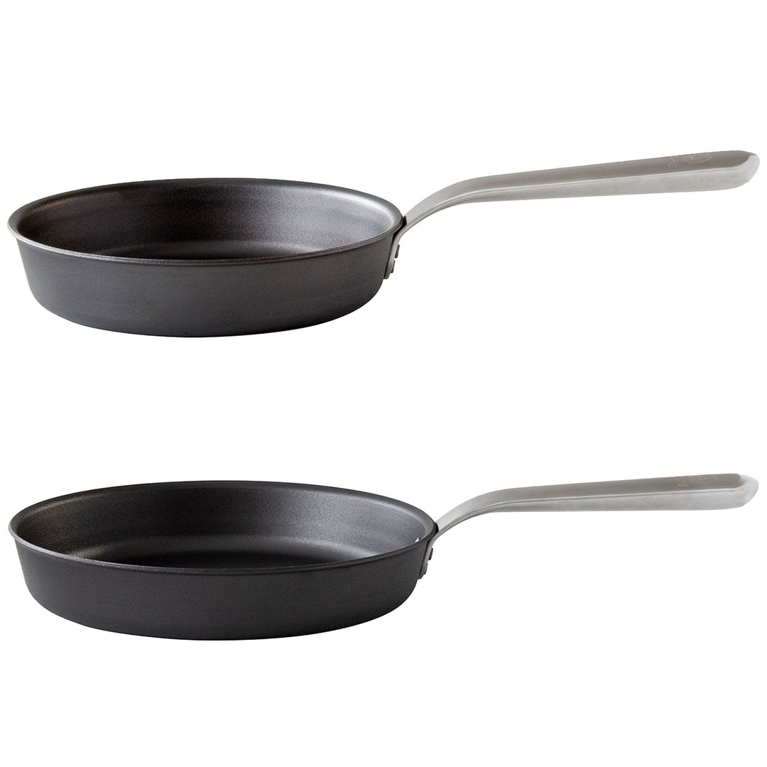 Kockums jernverk Kockums Jernverk Stegepandesæt kulstål/ rustfrit stål, 24 + 28 cm – detaljebillede (Stegepande sættet)