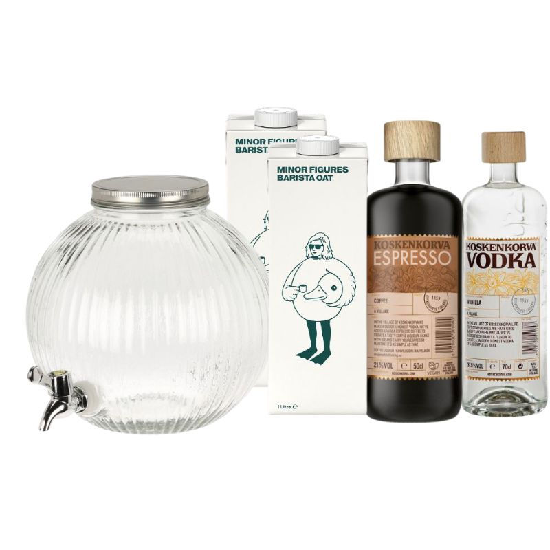 Produktbillede af White Russian Dispenser Drinkspakke på tilbud – premium kvalitet og detaljer
