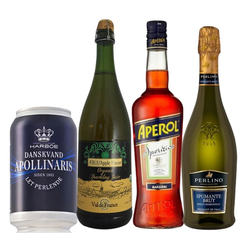 Produktbillede af Apple Cider Aperol Spritz Drinkspakke på tilbud – premium kvalitet og detaljer