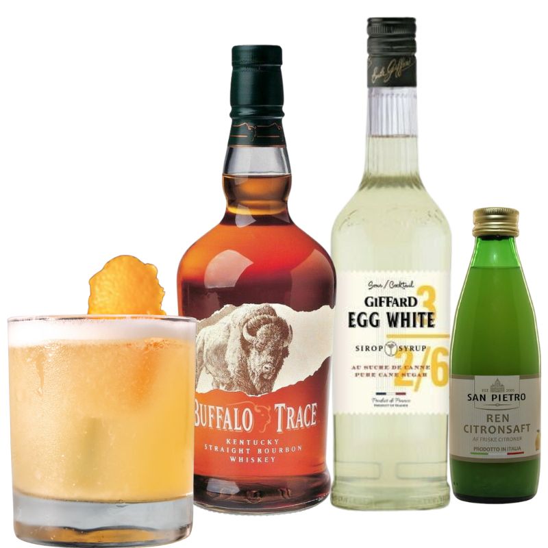 Produktbillede af Easy Whiskey Sour Drinkspakke på tilbud i brug
