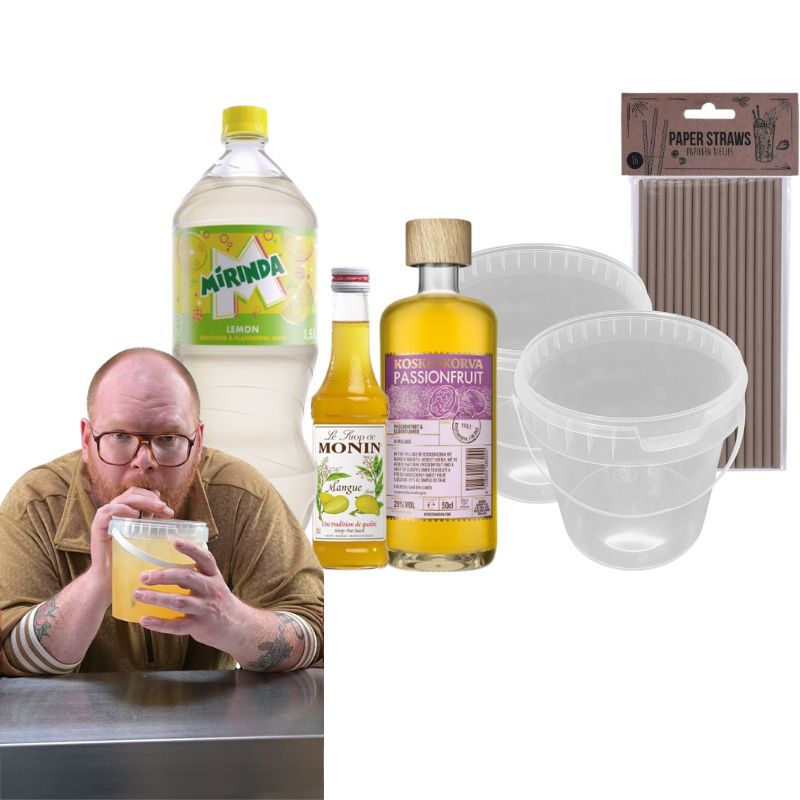 Produktbillede af ï»¿Passion Bucket Drinkspakke på tilbud i brug
