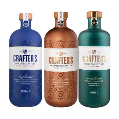 Se Gin Smagekasse "Crafters Gin" ⇒ Udsalg og Tilbud Nu