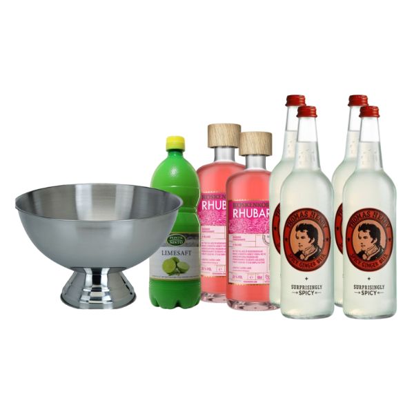 Produktbillede af Rhubarb Ginger Punch Drinksbowle / Punchbowl på tilbud i premium kvalitet