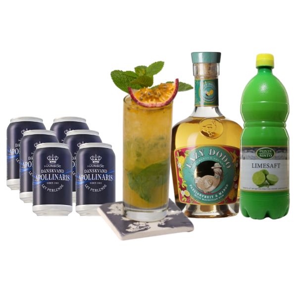 Produktbillede af Passionfruit Mojito Drinkspakke på tilbud i premium kvalitet