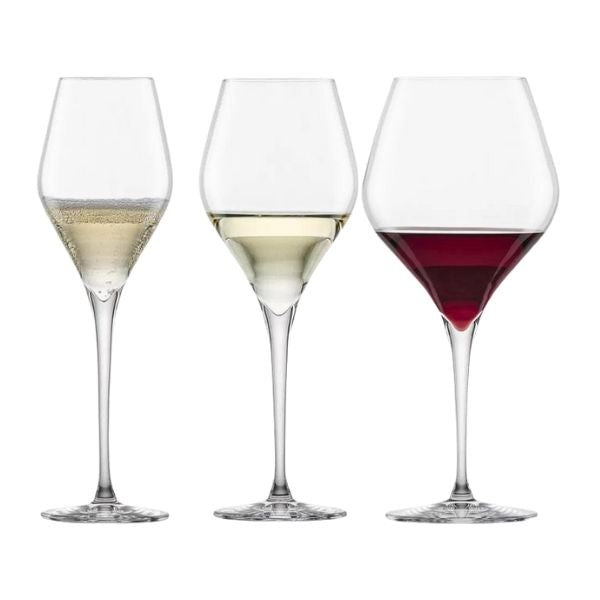 Produktbillede af Zwiesel Finesse Sæt Rød Hvid & Champagne på tilbud i brug