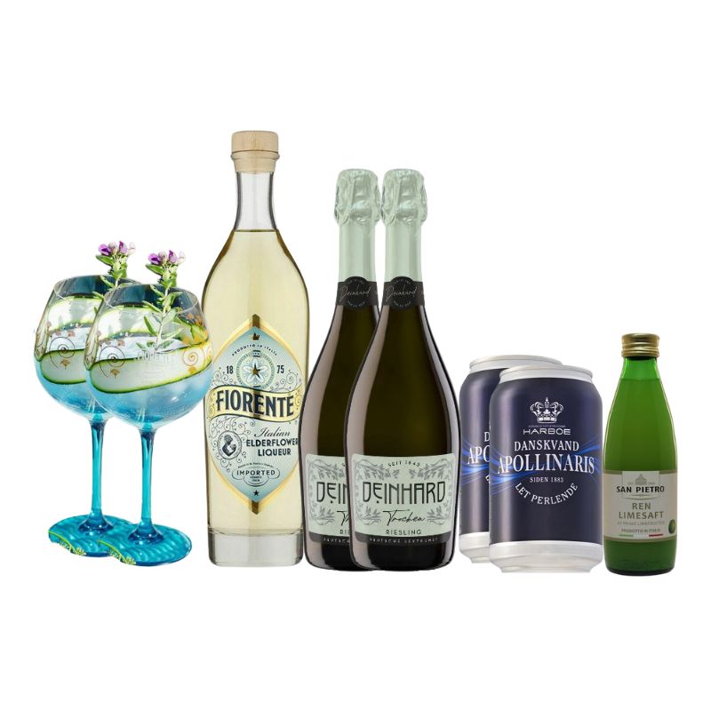 Produktbillede af Hugo Spritz M. Glas Drinkspakke på tilbud – premium kvalitet og detaljer