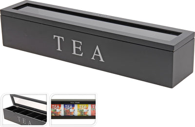 Teæske i sort med 6 rum ❤ Kæmpe udvalg i Bolig og Haven ❤ Billig fragt og hurtig levering 2 - 5 hverdage - Varenummer: BGH-47402534011210 / Ean: '8718158267917 på lager - Udsalg på Alle produkter (Lagerbeholdning er større end 1) Spar op til 63% - Over 412 kendte brands på udsalg