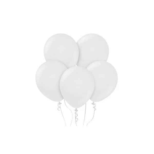 Hvide Balloner 10 Stk.