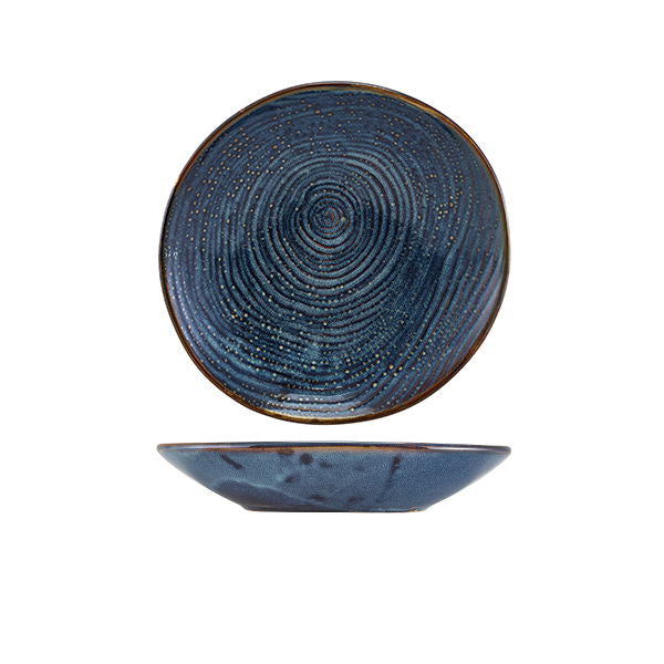 Produktbillede af Terra Aqua Blue Økologisk Coupe Skål 21,5 Cm Genware på tilbud i brug