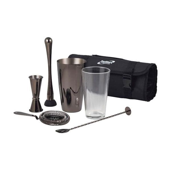 Gun Metal Cocktail Bar Kit 7 Dele ❤ Kæmpe udvalg i Genware ❤ Billig fragt og hurtig levering 2 - 5 hverdage - Varenummer: BAR-632278 / Ean: '5020403402862 på lager - Udsalg på Barudstyr Barværktøj Barsæt Spar op til 57% - Over 322 kendte brands på udsalg