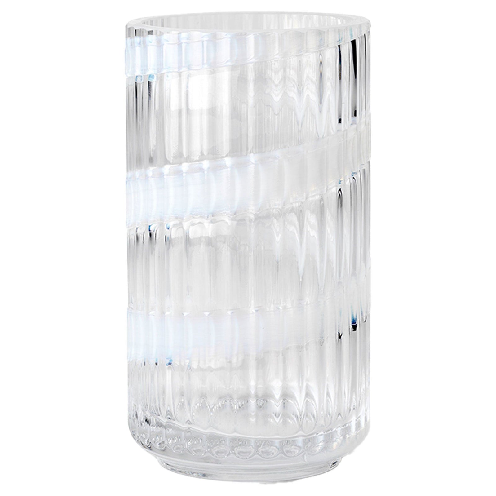 Lyngby porcelæn Lyngby porcelæn Swirl vase 15,5 cm, hvid – produktbillede (Vase)