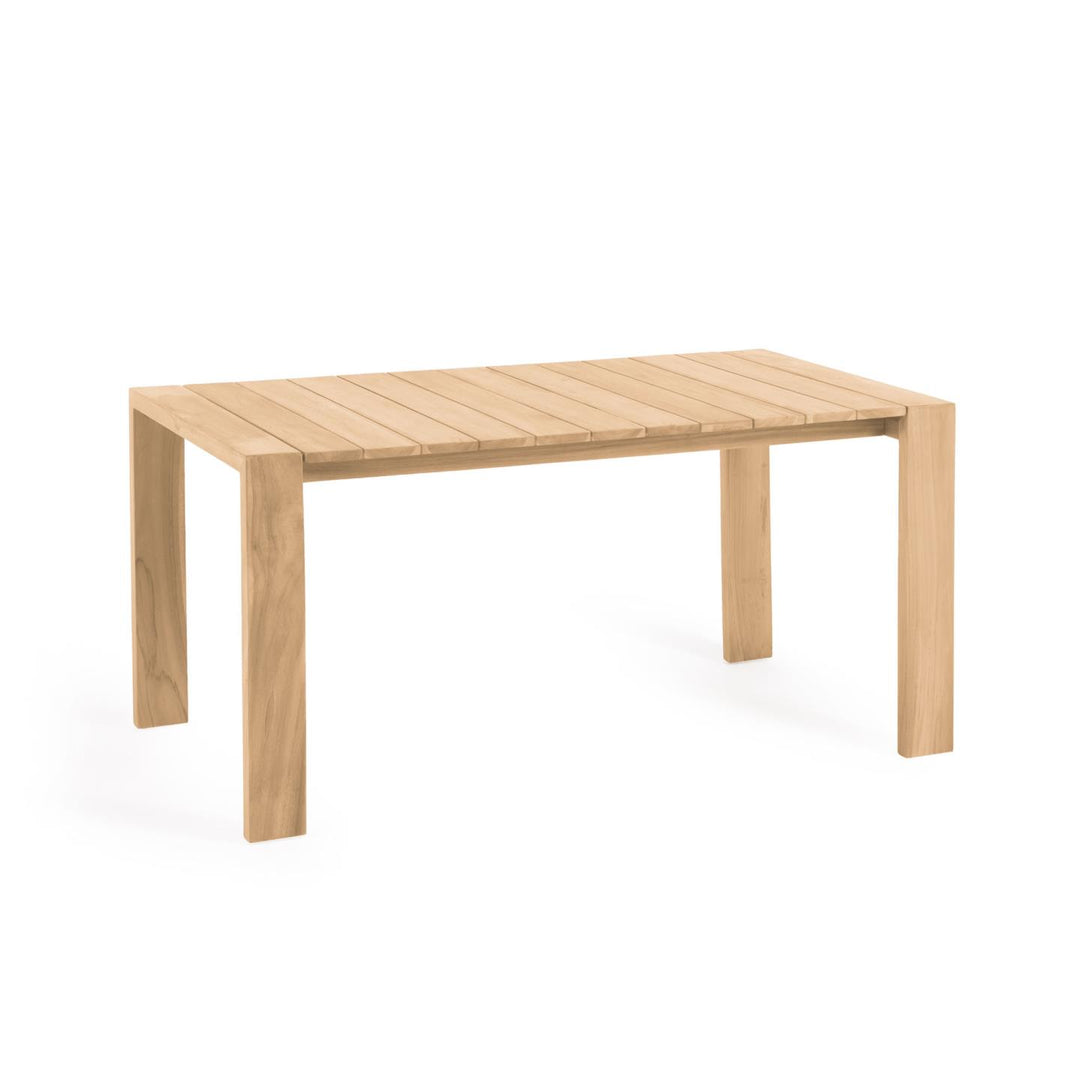 KAVE HOME Victoire havebord rektangulær natur teaktræ 200x100