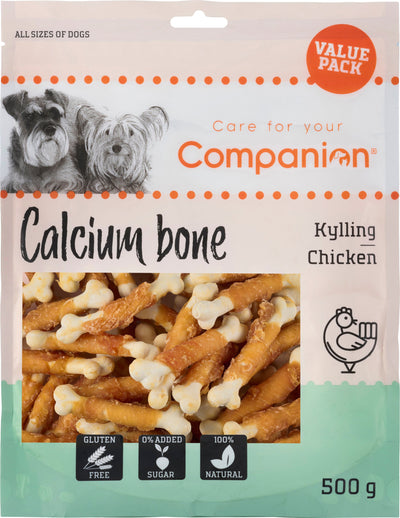 Companion - Kylling calcium ben, 500g Value pakke ❤ Kæmpe udvalg i Companion ❤ Billig fragt og hurtig levering 2 - 5 hverdage - Varenummer: BGH-47763594150218 / Ean: '5701883388609 på lager - Udsalg på Best selling products Spar op til 59% - Over 1324 kendte brands på udsalg