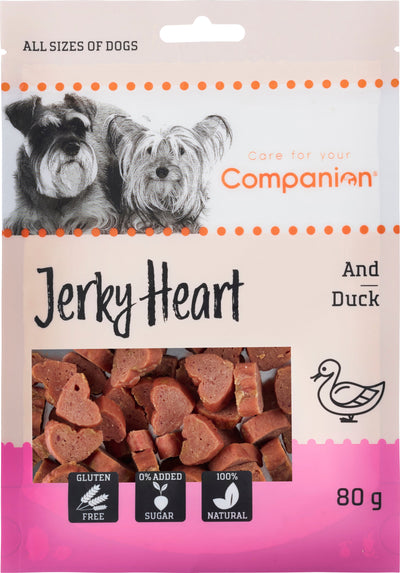 Companion - Ande snacks hjerteform, 80g ❤ Kæmpe udvalg i Companion ❤ Billig fragt og hurtig levering 2 - 5 hverdage - Varenummer: BGH-47763594510666 / Ean: '5701883375791 på lager - Udsalg på Alle produkter (Lagerbeholdning er større end 1) Spar op til 56% - Over 1324 kendte brands på udsalg