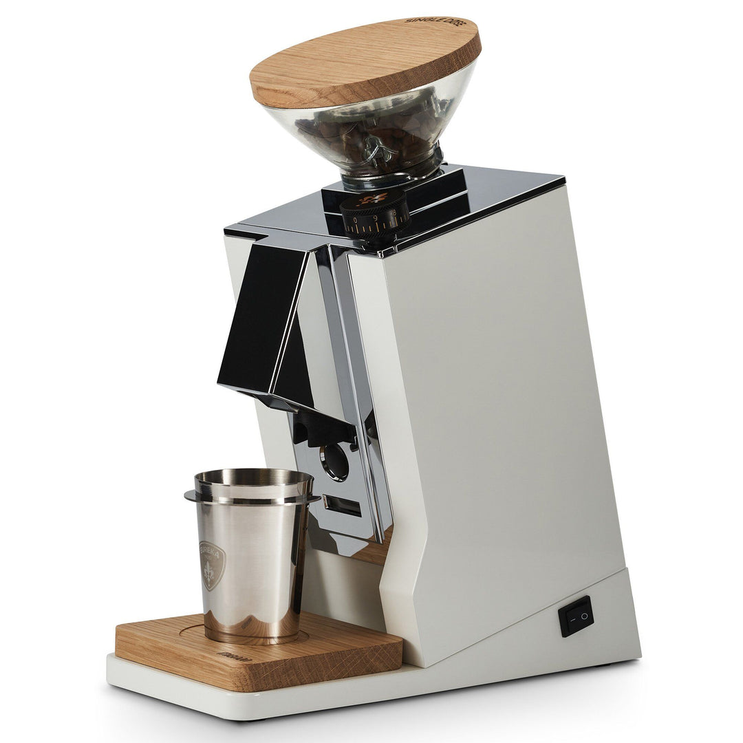 Eureka Eureka Mignon Single Dose kaffekværn, hvid ❤ vinkelbillede (Espressokværn)