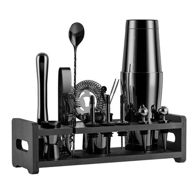Cocktailshaker Sæt Med 23 Dele Med Stander Gunmetal ❤ Kæmpe udvalg i BARLIFE ❤ Billig fragt og hurtig levering 2 - 5 hverdage - Varenummer: BAR-673377 / Ean: '0745604878104 på lager - Udsalg på Barudstyr Barværktøj Barsæt Spar op til 61% - Over 322 kendte brands på udsalg