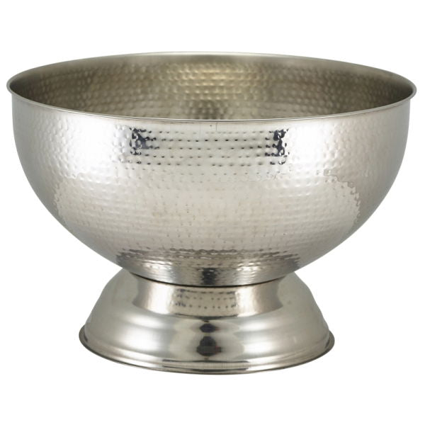 Produktbillede af Hamret Champagne Bowl 38 Cm Genware på tilbud – premium kvalitet og detaljer