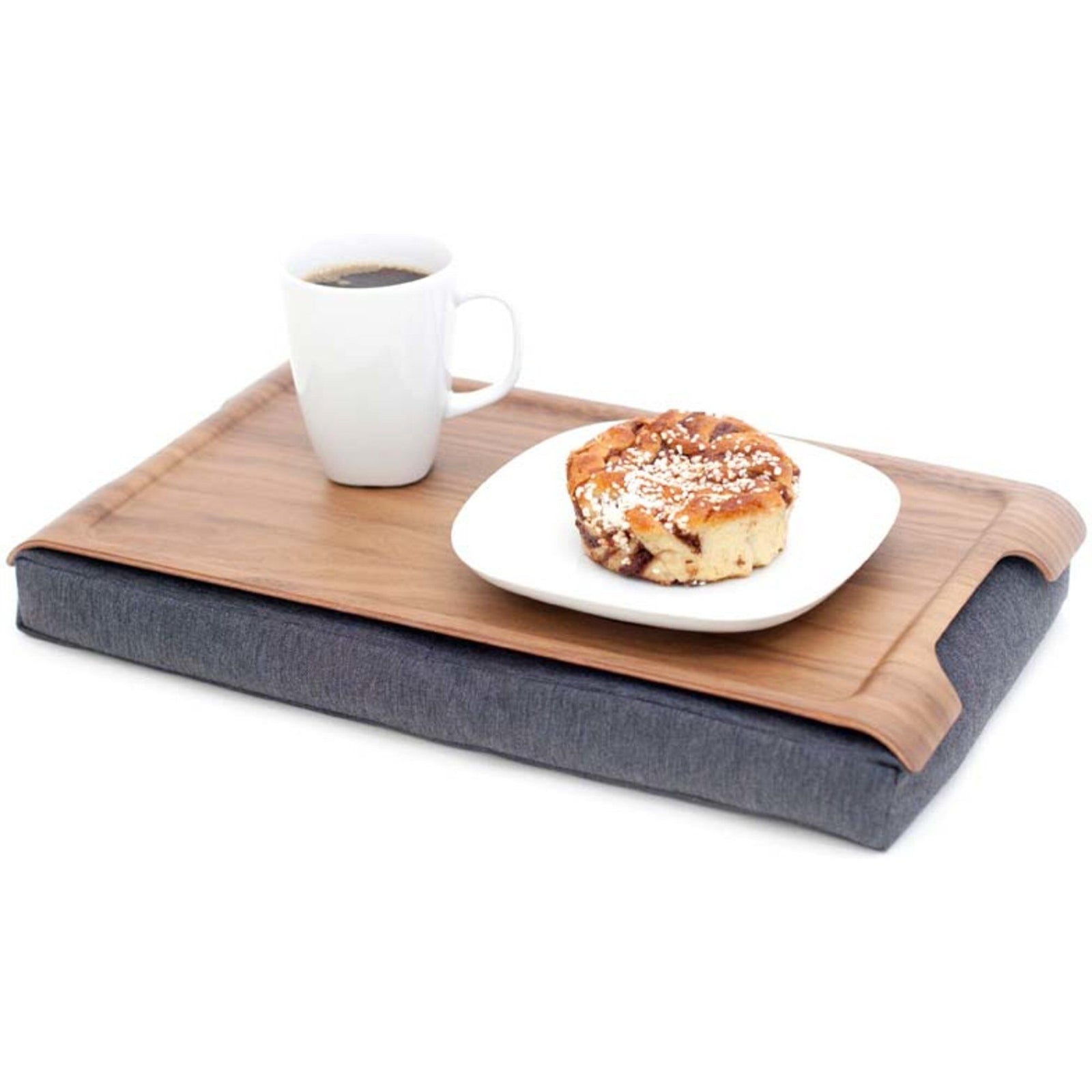 Bosign Bosign Mini Laptray Bakke Valnød/Grå ❤ produktbillede (Bakke)