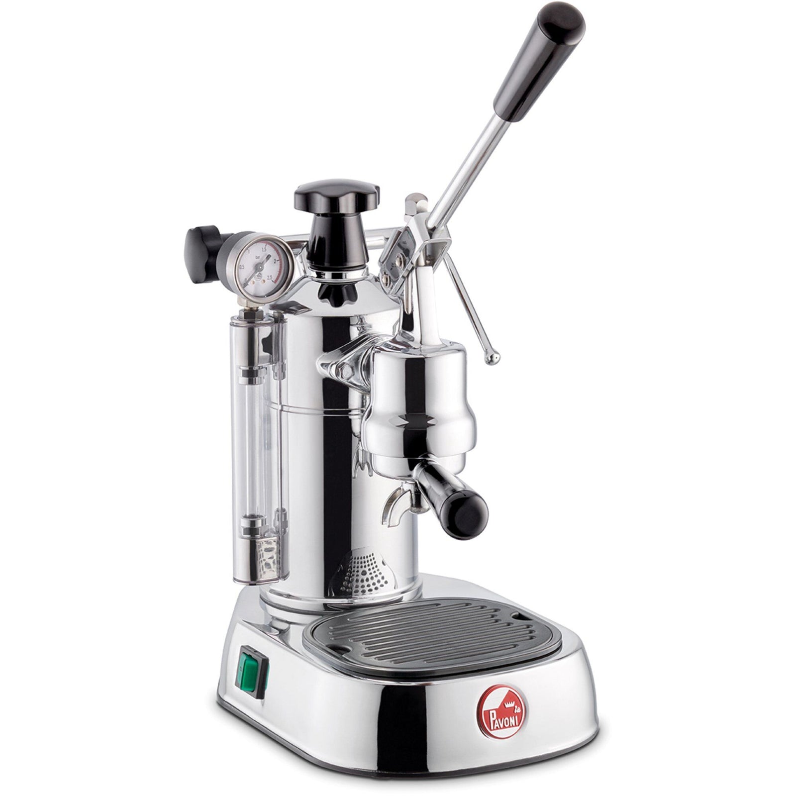 La pavoni La pavoni Professional Espressomaskine Stål, Sort håndtag LPLPLQ01EU – produktbillede (Espressomaskiner)