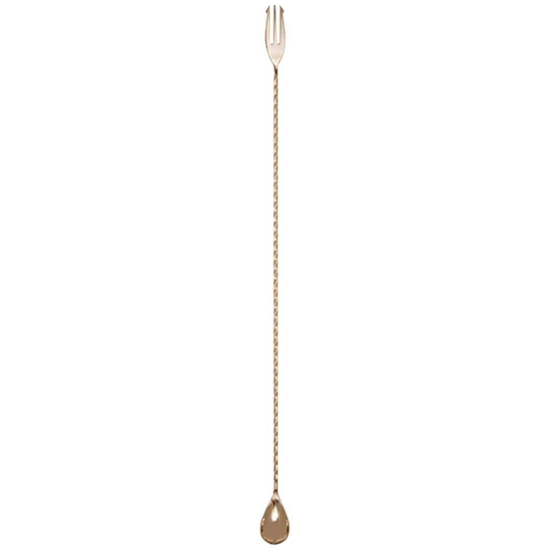 Produktbillede af Barprofessional Barspoon Trident 50 Cm Kobber på tilbud – premium kvalitet og detaljer
