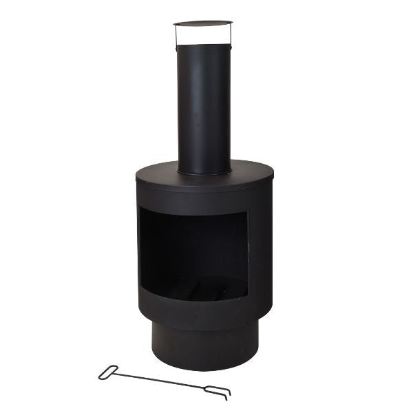 Produktbillede af Metalkamin 44 Cm Udendørs Havepejs på tilbud i premium kvalitet