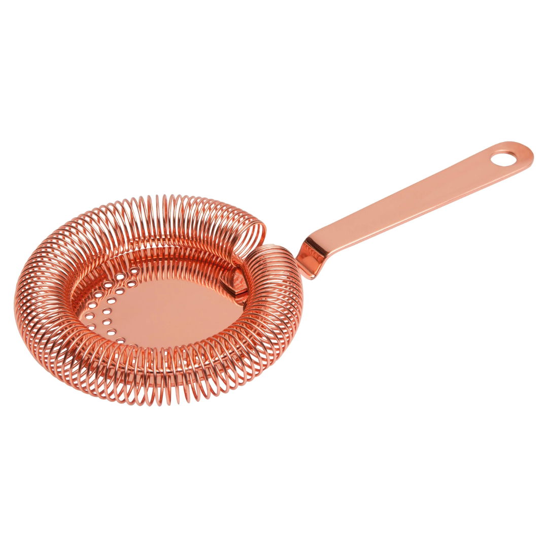 Produktbillede af Barprofessional Hawthorn Strainer Kobber på tilbud – premium kvalitet og detaljer