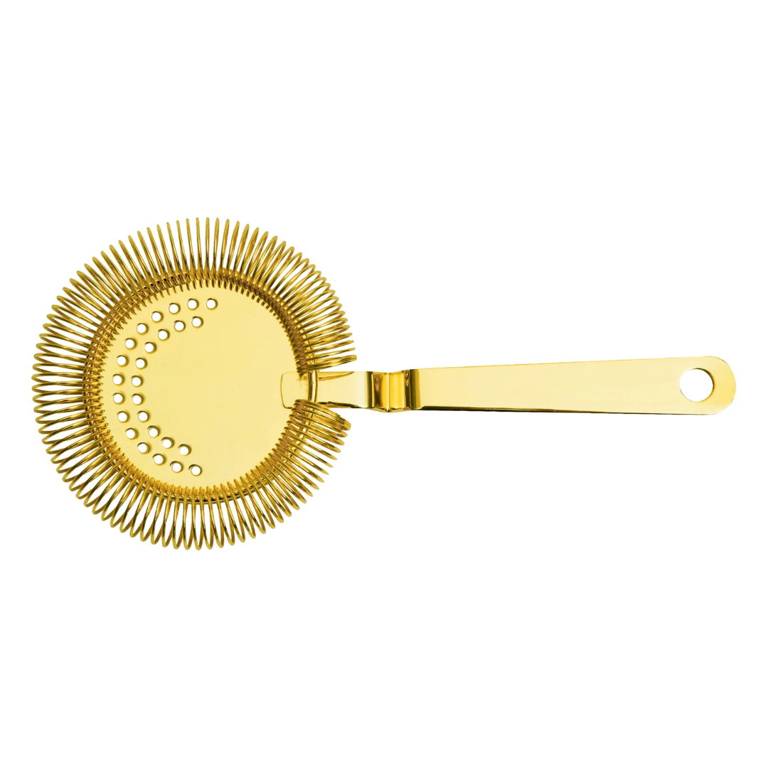 Produktbillede af Barprofessional Hawthorn Strainer Guld på tilbud – premium kvalitet og detaljer