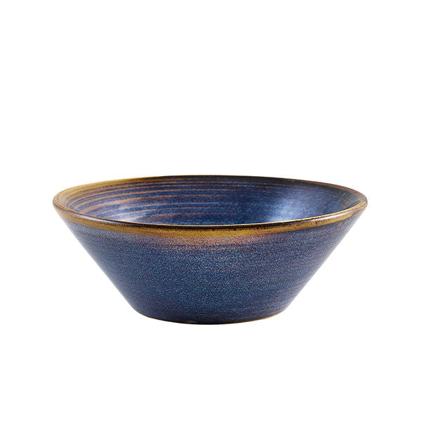 Produktbillede af Terra Aqua Blå Konisk Skål 14cm Genware på tilbud i brug
