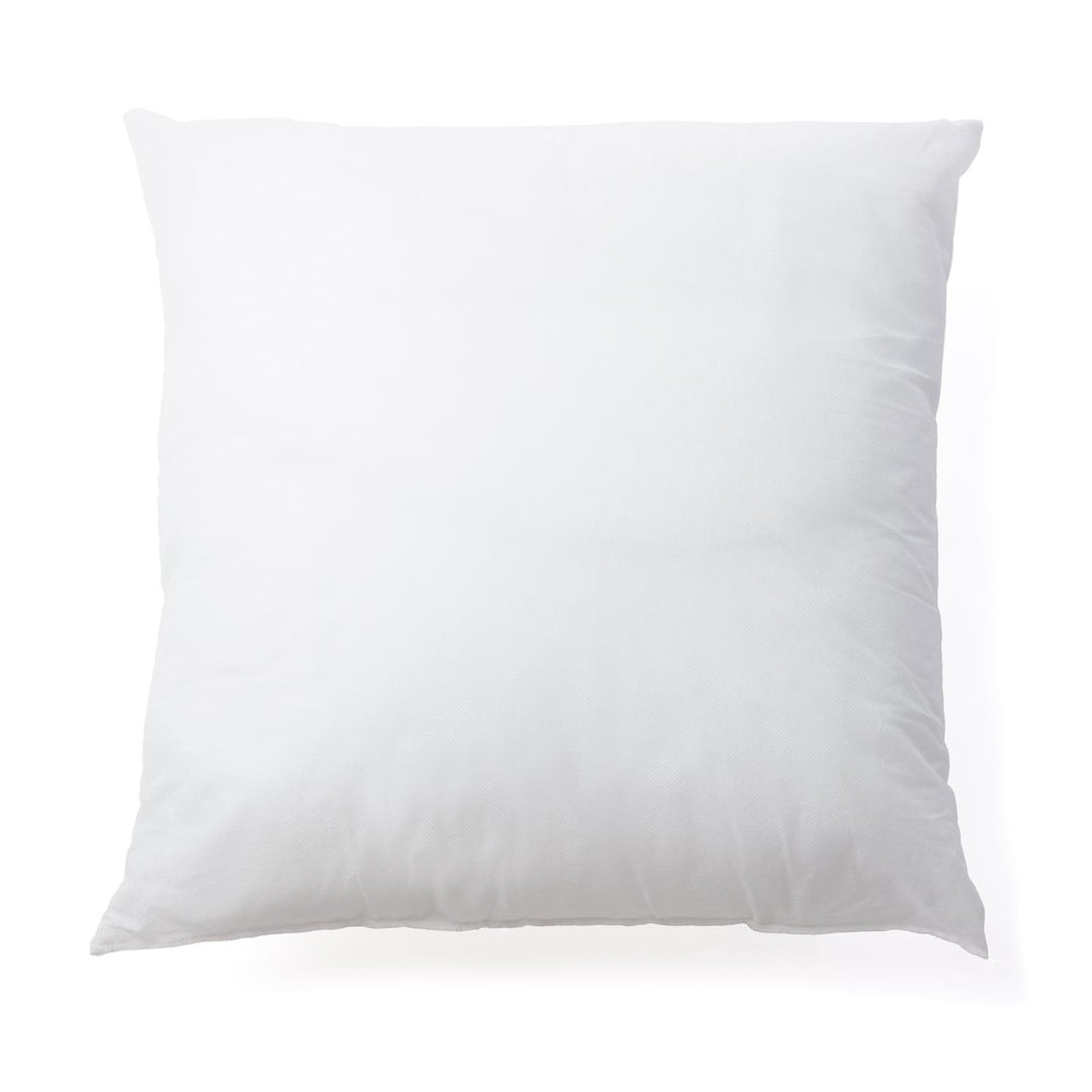 KAVE HOME Fluff fyldpude hvid stof i genbrugsfibre og polyesterfiber 50x50
