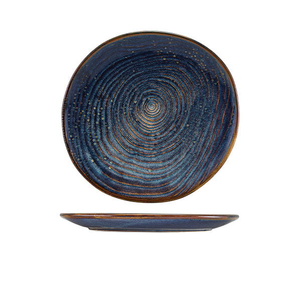 Produktbillede af Terra Aqua Blue Økologisk Tallerken 25cm Genware på tilbud i brug