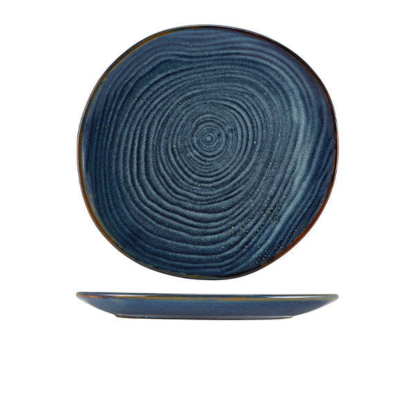 Produktbillede af Terra Aqua Blå Organisk Tallerken 28,5 Cm Genware på tilbud i brug