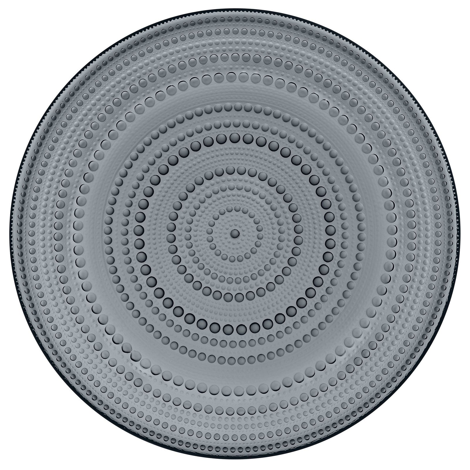 Iittala Iittala Kastehelmi tallerken 31,5 cm. mørk grå ❤ billede i brug (Madtallerken)