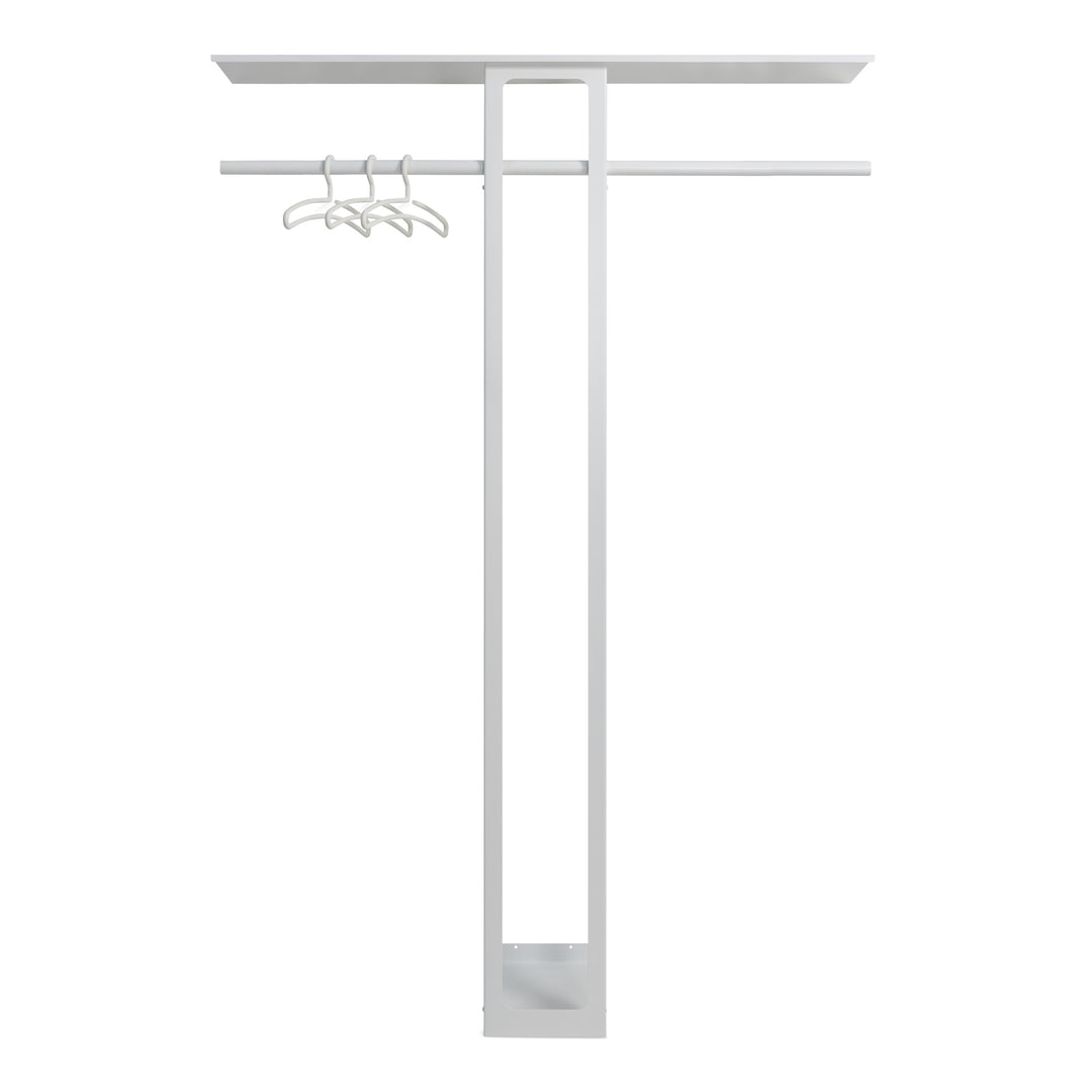 SPINDER DESIGN Ando knagerække stor hvid stål B:100